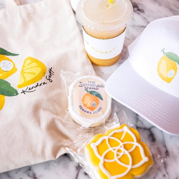Kendra Scott Lemonade Stand Exclusive South Congress Austin Tx Event Swag Cap main image 10